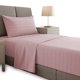 thumbnail image 1 of Juego De Sábanas Individual Microfibra Ultra Suave Premium Rosa, 1 of 5