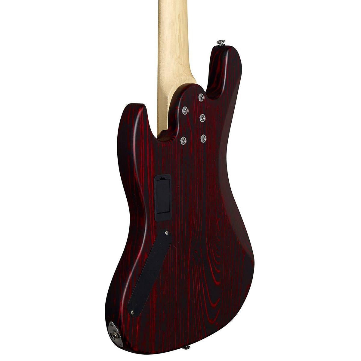 Michael Kelly Element 5OP 5-String Bass Guitar (Trans Red