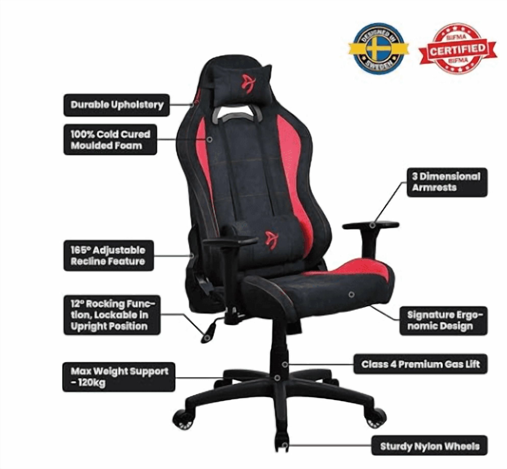 Arozzi Torretta Supersoft Office & Gaming Chair - Red