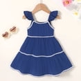 thumbnail image 4 of Younger Tree Baby Girl Dress Kid Summer Sleeveless Sling Princess Beach Dress Clothes for 12-18 Months, 4 of 9