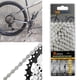 thumbnail image 5 of Cadena de bicicleta de 8 a 10 velocidades, cadenas de bicicleta de montaña y carretera, componentes de ciclismo huecos. 11 velocidades plateadas, 5 of 9