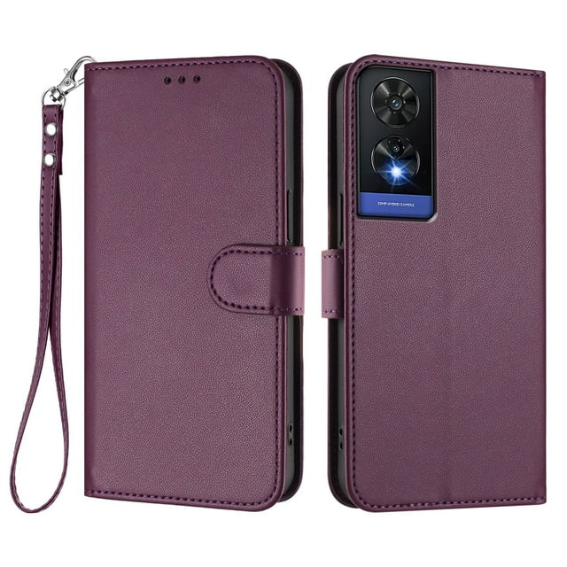 Funda Cartera GANGXUN para TCL 505 – Cierre Magnético, Protección RFID, Correa Desmontable, Compatible con Carga Inalámbrica