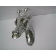 thumbnail image 3 of Giraffe Head Metal Wall Mount Sculpture Giraffe Head Sculpture Unique Figurine Statue Wall Mount A Excellent Item For Home | Office | Restaurant Decorations (Set Of 2) By Indaiaart12, 3 of 3