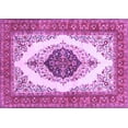 thumbnail image 1 of Ahgly Company Indoor Rectangle Persian Purple Traditional Area Rugs, 6' x 9', 1 of 4