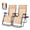 Khaki, variant on SUMELL 2 Pack Zero Gravity Chair, 160° Reclining, Removable Pillow, Side Tray, 2 Cup Holders, 330 lb Capacity, Black