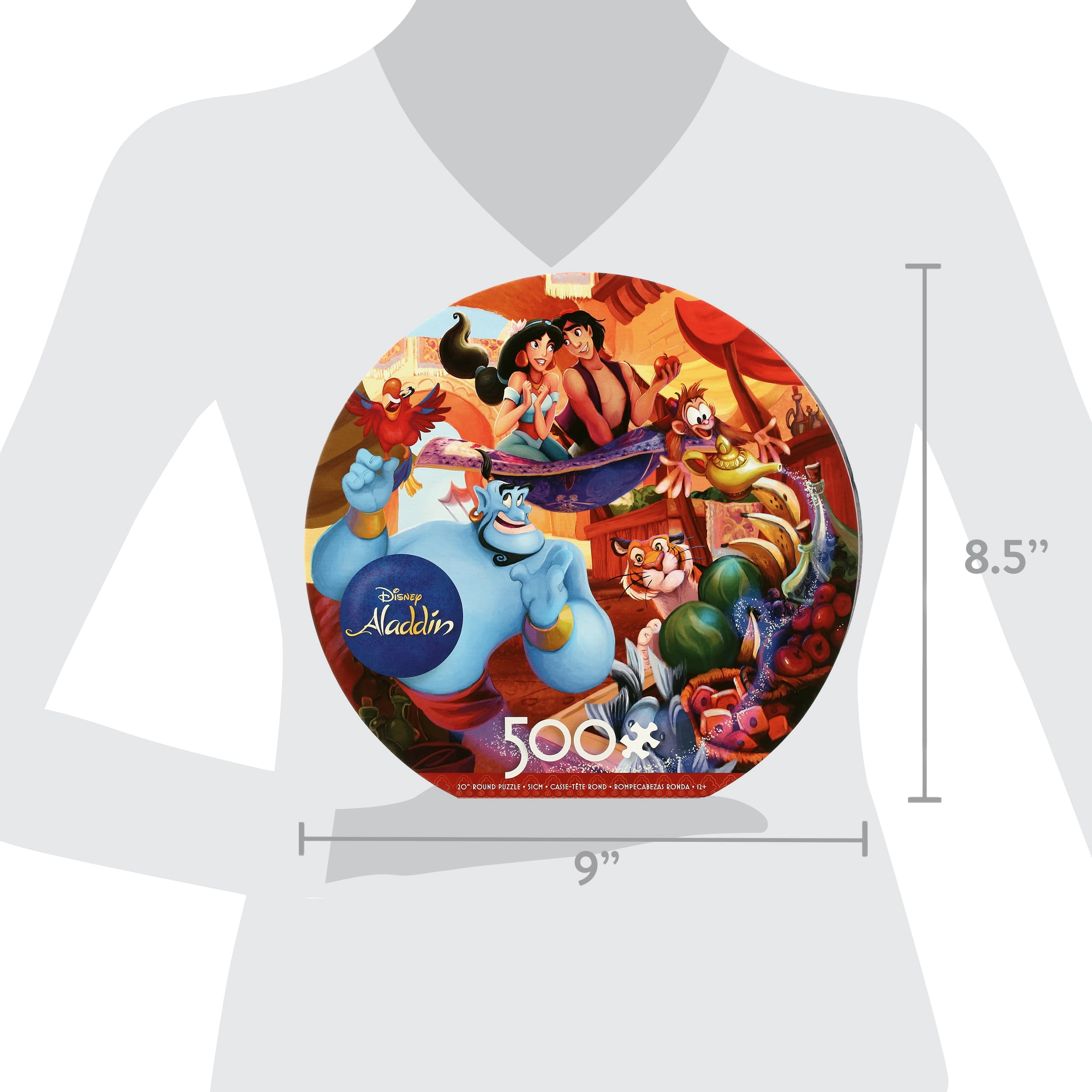 Ceaco Disney Aladdin 500 Piece Interlocking Jigsaw Puzzle
