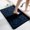 Navy, variant on Fmbmuo Modern Bathroom Rugs Waterproof Rectangle Low Pile Bath Mat 15.74x23.62in 100%Polyester Gray