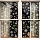 thumbnail image 1 of Adhesivos para ventanas: 9 magníficos adhesivos electrostáticos decorativos con patrón de copo de nieve para evitar que los pájaros golpeen sus ventanas, 1 of 5