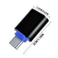 thumbnail image 3 of Type C To USB 3.0 Adapter: The Fast Lane For Data Transfers! Compact Durable & Designed For Everyone From Students To Professionals!, 3 of 6