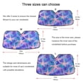 thumbnail image 5 of Yayeee Car Windshield Sun Shade Universal Fit Front Visor Protector, Pink Starfish Pattern, 5 of 8