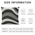 thumbnail image 5 of SHANXI  Kids Grey Black Reversible Throw Pillow Covers Decor Geometry Pillow Covers Home Decor Women Men Modern Art 12x12in, 5 of 5
