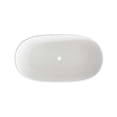 thumbnail image 6 of Elegant Kitchen & Bath BT10754GW-WHT 54 in. Soaking Bathtub, Glossy White with Polished White Trim, 6 of 8