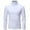 White, variant on Men's Casual Slim Fit Basic Tops Turtleneck Pullover Sweater White XXXL