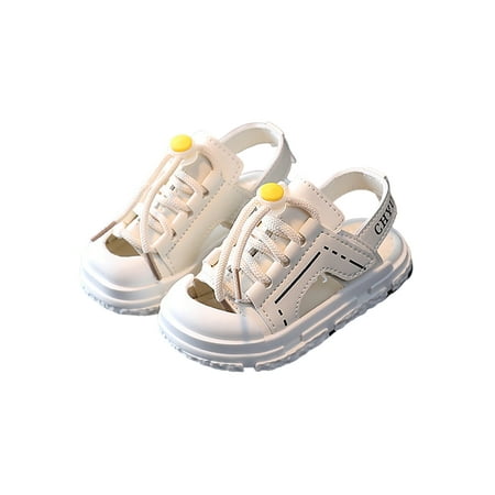 

Harsuny Children Walking Cozy Summer Sandals Magic Tape Lightweight Ankle Strap Outdoor Anti-slip Flat Sport Sandal