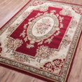 thumbnail image 2 of Infinity Home 84605 5 x 7 ft. Miami Medallion Centre Traditional Area Rug - Red, 2 of 4