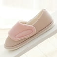 thumbnail image 6 of Women Memory Foam Diabetic Slippers Comfy Cozy Arthritis Edema House Shoes for Elder Women Velcro Bedroom Home Shoe, 6 of 6