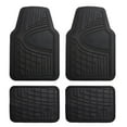 thumbnail image 1 of FH Group Premium Floor Mats Tall Channel Trimmable Rubber Mats - Full Set, 1 of 6