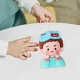 thumbnail image 6 of Tongina Mini Silicone Desk Figurine Miniature Silicone Figurine Art Small Desk Figurines for Cafe Car Dashboard Living Room Apartment Boy, 6 of 8