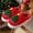 #056-Red, variant on Wowcloth Women's Winter Slide Sandals – Cozy Closed-Toe Slip-On with Christmas Tree Design for Home & Casual Outdoor Footwear