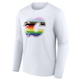 thumbnail image 2 of Men's White Calgary Flames Team Pride Logo Long Sleeve T-Shirt, 2 of 3