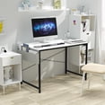 thumbnail image 2 of . Computer Desk with Non-Woven Storage Bag Office Work Desk for Small Spaces Writing Study Industry Modern Table for Bedroom Home Office, 2 of 9