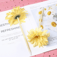 thumbnail image 2 of Bolígrafo de girasol con forma de planta de simulación, bolígrafo creativo de crisantemo, bolígrafo de regalo, diseño creativo, 2 of 6