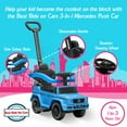 thumbnail image 2 of Best Ride On Cars Poussette d'Extérieur pour Enfants Mercedes G-Wagon 3 en 1, Bleu, 2 of 9