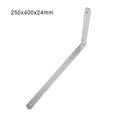 thumbnail image 1 of 4pcs L Bracket Corner Braces Joint Angle Brackets Wall-mounted Bench Shelf Support Heavy Duty Furniture Hardware Rack 400*250*24*4mm, 1 of 9