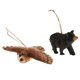thumbnail image 1 of 2x Decoraciones Colgantes de Tallada Animales 3D Modelo de Bricolaje Animal Fauna Escultura Artesanía Artesanía de Dec Gloria Artesanía de madera tallada, 1 of 9