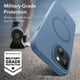 thumbnail image 4 of Funda de teléfono ESR para iPhone 15 con MagSafe, silicona, azul claro, 4 of 7