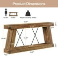thumbnail image 3 of Tribesigns 70.87" Farmhouse Entryway Console Table, 2-Tier Narrow Long Sofa Table Behind Couch for Living Room, Hallway, Entrance, Foyer, 3 of 15