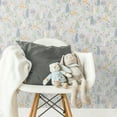 thumbnail image 5 of Spring Forest Pals Peel & Stick Wallpaper, 5 of 19