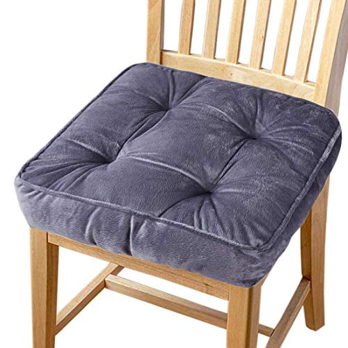 Big Hippo Chair Pads Square Cotton Chair Cushion with Ties ...