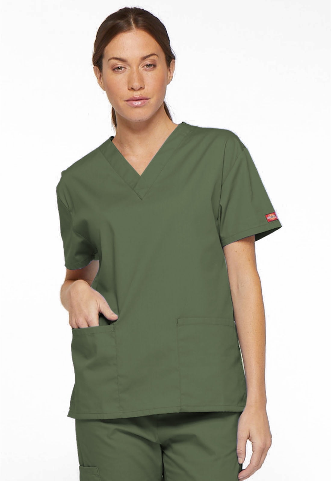 Women's Fashion Soft Medical Nursing Scrub Tops Christmas Black 3XL 