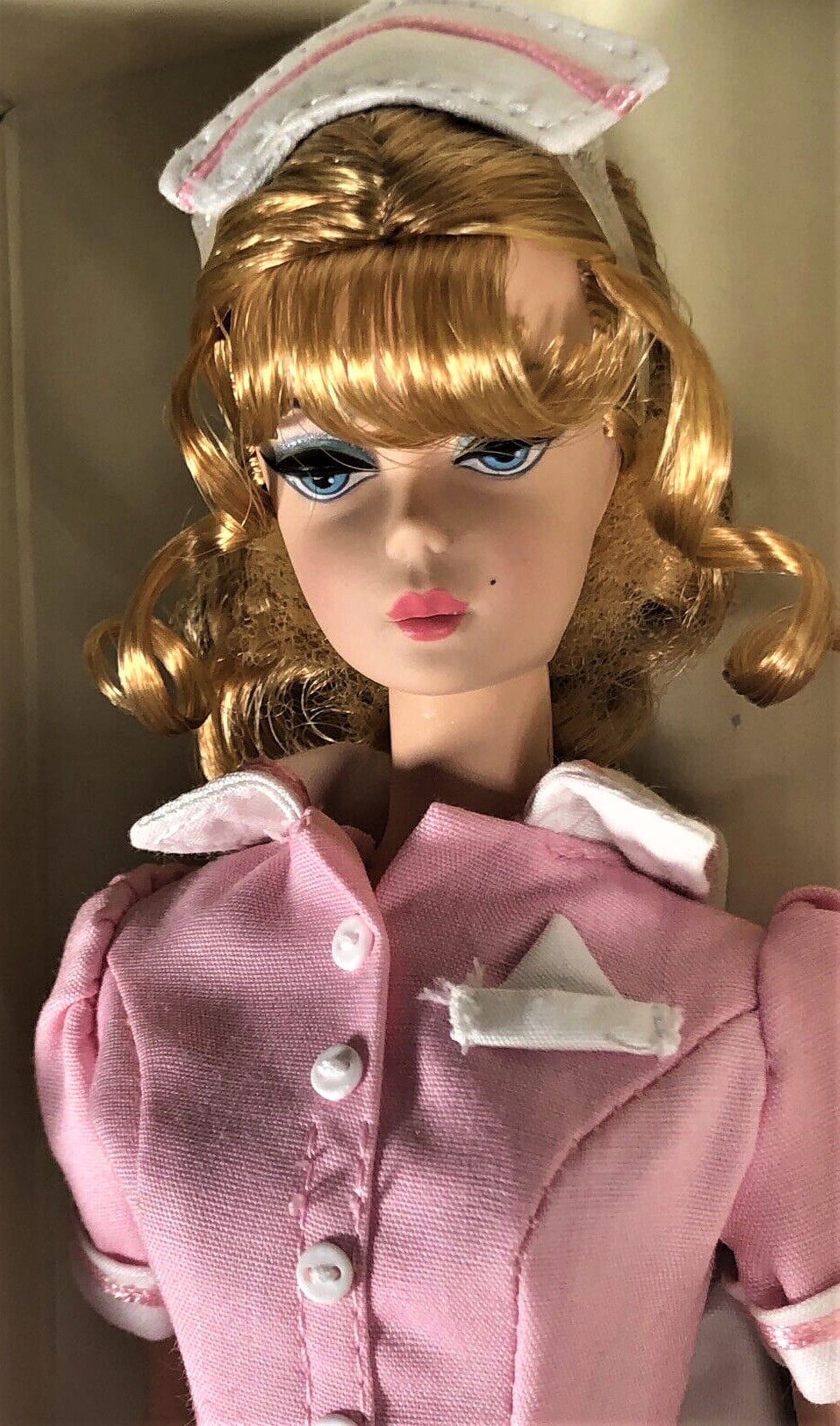 The Waitress Barbie, Genuine Silkstone Doll, BFMC, Gold The Waitress Barbie, Genuine Silkstone Doll, BFMC, Gold