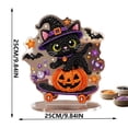 thumbnail image 3 of Halloween Christmas Diamond Art Painting Kit for Adults Acrylic Tabletop Ornament with Stand, Sparkling Resin Diamonds DIY Craft for Home Desk Shelf Decor Gift by OVFUIZ, 3 of 8