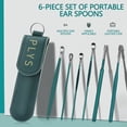 thumbnail image 4 of Ear Wax Removal Ear Wax Cleaning Tool Kit - Portable Ear Wax Cleaning Kit,Stainless Steel Ear Wax,Good to Use Ear Wax Removal Kit (Includes 6 Ear Pickers Ear Wax Removal Tool, 4 of 5