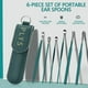 thumbnail image 4 of pstuiky Kit de limpieza de oídos - Kit portátil de limpieza de oídos, de acero inoxidable, kit de extracción de cera de oídos fácil de usar (incluye 6 limpiadores de oídos), 4 of 5
