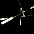 thumbnail image 5 of WAC Lighting Houdini 6-Light LED 3000K Aluminum Pendant in Black/Aged Brass, 5 of 6