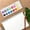 B_New#107100, variant on Heart-Shaped Watercolor Paint Set for Kids with 12/16 Colors & Brush - Portable Art Supplies for Beginners, Travel & Gifts