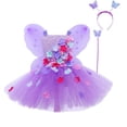 thumbnail image 1 of Vestido de princesa de unicornio arcoíris para niñas, vestido de baile de encaje para niños, tutú, vestido Formal de fiesta de boda zhangyuxiang unisex, 1 of 2