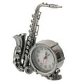 thumbnail image 4 of Reloj despertador decorativo retro con forma de saxofón para mesita de noche, 4 of 7