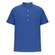 thumbnail image 3 of pstuiky camisetas de hombre, Camiseta de manga corta para hombre, estilo informal, lisa, con cuello vuelto, botones y blusa ropa de hombre m, 3 of 5