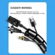 thumbnail image 4 of Protector de Cable en espiral Flexible de 2M/1M, organizador de cables, Cable de ordenador, Clip de tubo protector, organizador, herramientas de gestión de 16/10mm, 4 of 5