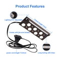 thumbnail image 6 of 7.8in. LED Outdoor Stair Lights 4W Step Lights 3000K  Low Voltage Outdoor Wall lights 6-pack, 6 of 6