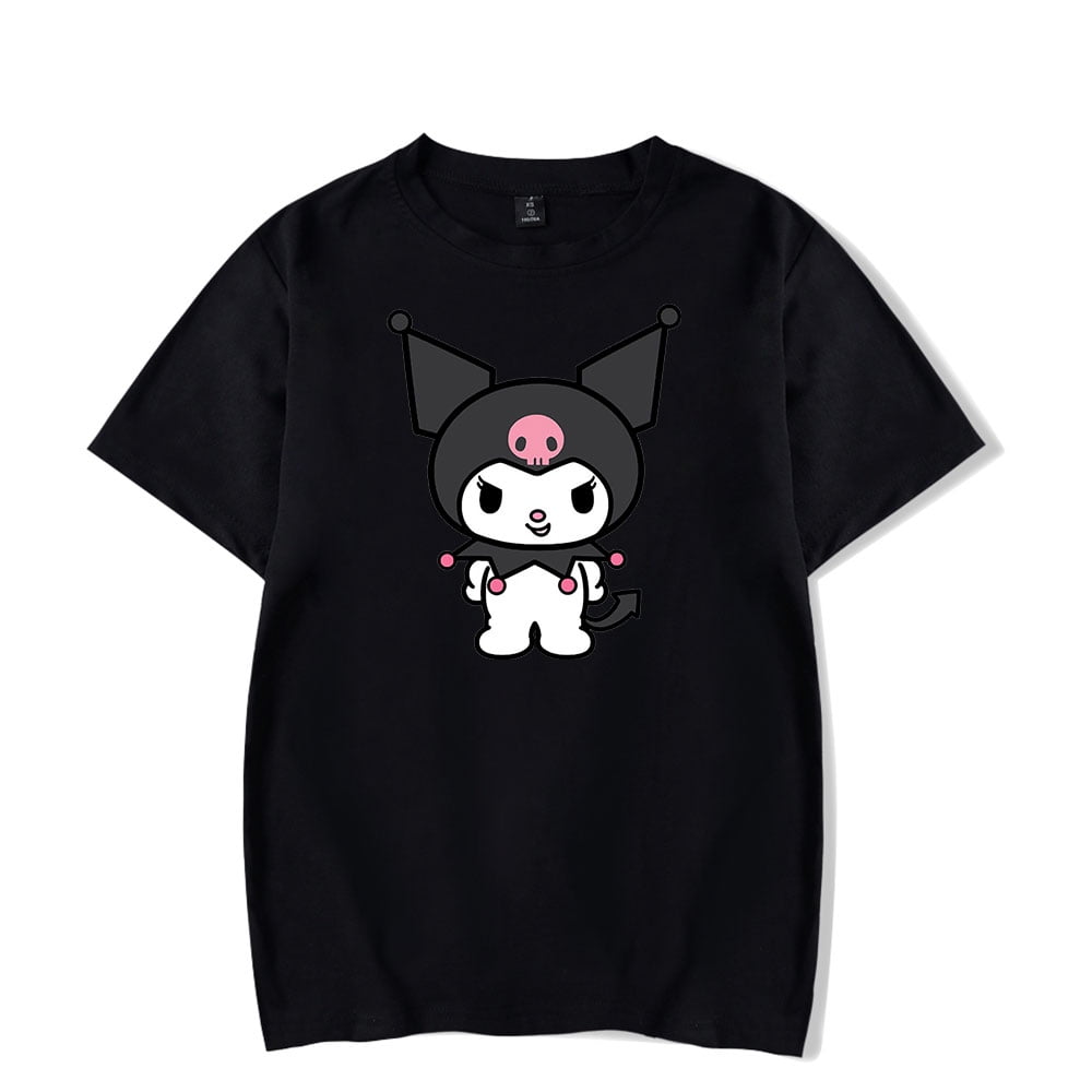 Kuromi Anime Onegai My Melody Tshirt Merch Men Short Sleeve Women