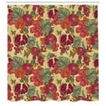 thumbnail image 3 of Ambesonne Vintage Shower Curtain, Exotic Wild Tropic Birds, 69"Wx84"L, Beige Red, 3 of 3