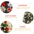 thumbnail image 6 of Gymnture christmas 12Pcs Glitter Poinsettia Flowers for Xmas Tree Ornaments, 6 of 10