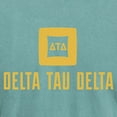 thumbnail image 3 of CafePress - Delta Tau Delta Gold Stacked Signature T Shirt - Mens Comfort Colors Shirt, 3 of 5