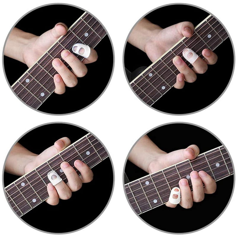 400 Pcs Fingertip Protectors, 5 Sizes Ukulele Finger Caps,for Guitar Ukulele Stringed Instruments